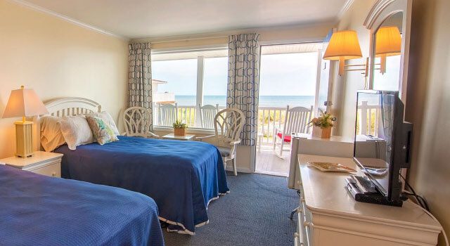 AO - Standard double bed motel room at Adams Ocean Front Resort
